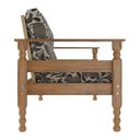 Ver imagem 4 de Sofá 3 Lugares Madeira Maciça Liz Multimóveis Vcr7000 Floral Cinza