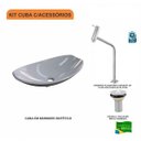 Ver imagem 3 de Kit Cuba L45 com Torneira Link 1062 Metal e Válvula 1"