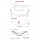 Ver imagem 6 de Kit Cuba L45 com Torneira Link 1062 Metal e Válvula Click 1''b Compace