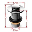 Ver mais imagens de Kit Cuba L45 com Torneira Link 1062 Metal e Válvula Click 1''b Compace