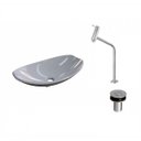 Ver imagem 2 de Kit Cuba L45 com Torneira Link 1062 Metal e Válvula Click 1''b Compace