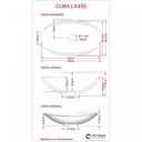 Ver imagem 6 de Kit Cuba L45 com Torneira Link 1062 Metal e Válvula Click 1''b Compace