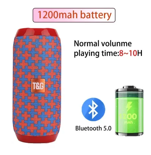 Caixa De Som Bluetooth 10w T&g Tg117 - 2