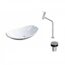 Ver imagem 2 de Kit Cuba L45 com Torneira Link 1062 Metal e Válvula Click 1''b Compace