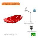 Ver imagem 3 de Kit Cuba L45 com Torneira Link 1062 Metal e Válvula Click 1''g Compace