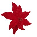 Ver imagem 1 de Flor Artificial Poinsétia Veludo 25cm