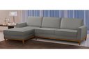 Ver imagem 1 de Sofá 3 Lugares 2,60m Living com Chaise Esquerdo Lavinia Linho Cinza Adonai Estofados