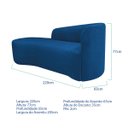 Ver imagem 3 de Kit Divã Recamier Orgânico França 220cm Lado Esquerdo e 2 Poltronas Amore Linho