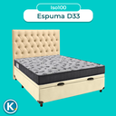 Ver imagem 4 de Cama Box Bau + Colchão Casal Ortobom D33 Iso100 + Cabeceira Estofada