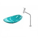 Ver imagem 2 de Kit Cuba L45 com Torneira Link 1062 Metal 1/4 Volta Compace
