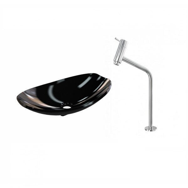 Kit Cuba L45 com Torneira Link 1062 Metal 1/4 Volta Compace - 2