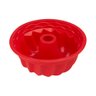 Forma Bolo Redondo Silicone Com Furo 21,5 X 8 Cm - 1