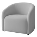 Ver imagem 1 de Poltrona Orgânica Decorativa Lara Veludo 7 Decor Prata