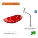 Ver imagem 3 de Kit Cuba L45 com Torneira Link 1062 Metal 1/4 Volta Compace