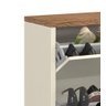 Sapateira Hall Entrada com 2 Gavetas Basculantes Mell:off / Nature - 7