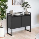 Ver imagem 5 de Conjunto Buffet Industrial 2 e 3 Portas Preto