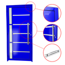 Ver imagem 2 de Porta Alumínio Lambril Miraggio c/Puxador D.Azul 90 Brimak