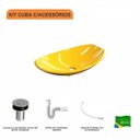 Ver imagem 3 de Kit Cuba L45 com Válvula Click 1"b + Sifão Pvc e Flexível Compace