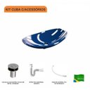 Ver imagem 3 de Kit Cuba L45 com Válvula Click 1"b + Sifão Pvc e Flexível Compace