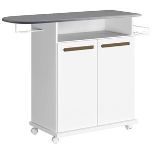 Tábua de Passar Floripa 2 Portas Branco Arte Móveis