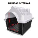 Ver imagem 3 de Casinha de Cachorro Cães Dog Número 5 Pet Raças Médias Plástica Desmontável N5