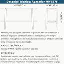 Ver imagem 5 de Aparador MH-5375 Herval 130 cm Palha Natural Madeira Maciça Amêndoa