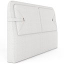 Ver imagem 6 de Cabeceira Cama Box Casal Estofada 140cm Mali P05 Bouclê Cru - Lyam Decor