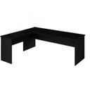 Ver imagem 2 de Mesa L Savoia 170x160cm Mdp Tampo 40mm Escrivaninha Preto