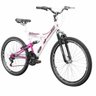 Bicicleta Track Tk3 Tb200 Aro Aero 26 Freio V-break 18 Velocidades - Branco/rosa - 2