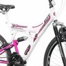 Bicicleta Track Tk3 Tb200 Aro Aero 26 Freio V-break 18 Velocidades - Branco/rosa - 5