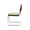 Ver imagem 3 de Cadeiras de Jantar Cesca Preta sem Braço Madeira Base Cromada