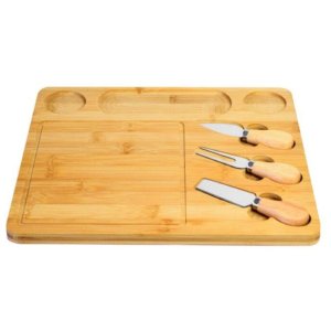 Tábua de Frios Petisqueira de Madeira Queijo Petiscos Facas