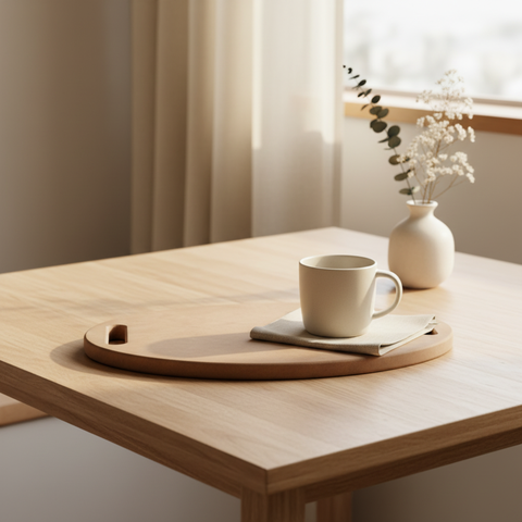 Bandeja Decorativa Elipse 35x55cm MDF 15mm