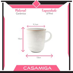 Aparelho de Jantar 16 Peças Cerâmica Caoba Bege - 6