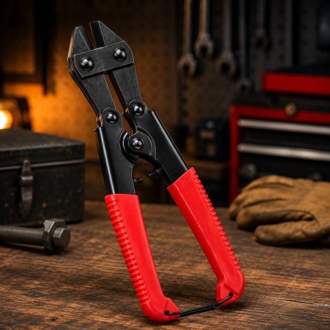 Alicate Corta Vergalhao Tesoura 8 Polegadas Corte Ferro Profissional Cortador Aco Cadeado Corrente C