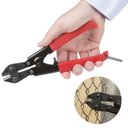 Ver imagem 5 de Alicate Corta Vergalhao Tesoura 8 Polegadas Corte Ferro Profissional Cortador Aco Cadeado Corrente C