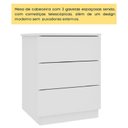 Ver imagem 5 de Mesa de Cabeceira 3 Gavetas 45cm Veronna:neve