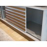 Estante Home Theater para Tv até 60 Polegadas 2 Portas Texas Off White/cinamomo Valdemóveis - 3
