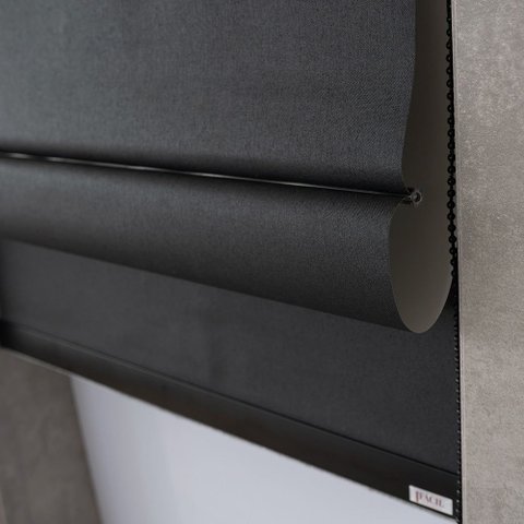 Persiana Romana Blackout Texturizada - ( Largura 60x Altura 60 Cm )