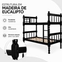 Ver imagem 5 de Beliche Torneada Milão 8 - Tabaco - Jm Móveis