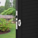 Ver imagem 1 de Fechadura Bico de Papagaio 615/50 para Porta de Correr 19mm Espelho Design Cromado 3f