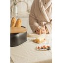 Ver imagem 3 de Porta Pão Black em Metal com Tampa Bambu ou