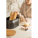 Ver imagem 5 de Porta Pão Black em Metal com Tampa Bambu ou