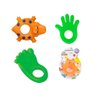 Mordedor Bebe Infantil Crianca Para Menino Menina Mão Pé Sol Jacaré Pais e Filhos Junior Baby - 2