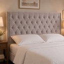 Ver imagem 1 de Cabeceira para Cama Box Casal 150cm Soft Veludo Nobre Avelã - Sallar Home