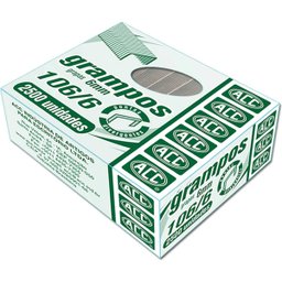 Grampo Para Grampeador 106/6 Galvanizado 2500 Grampos - 2