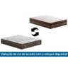 Conjunto Box Baú King: Colchão Espuma Probel Viscoelástico Guarda Costas New Visco Gel + Base Crc - 2