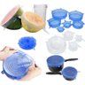 Kit 6 Tampas Panela Silicone Pote Forma Universal Elástica - 3