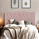 Ver imagem 2 de Cabeceira de Cama Box Casal 140cm Dunas - Veludo Rose