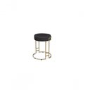 Ver imagem 5 de Puff Decorativo Sarah Sala E Recepção Metal Dourado Veludo